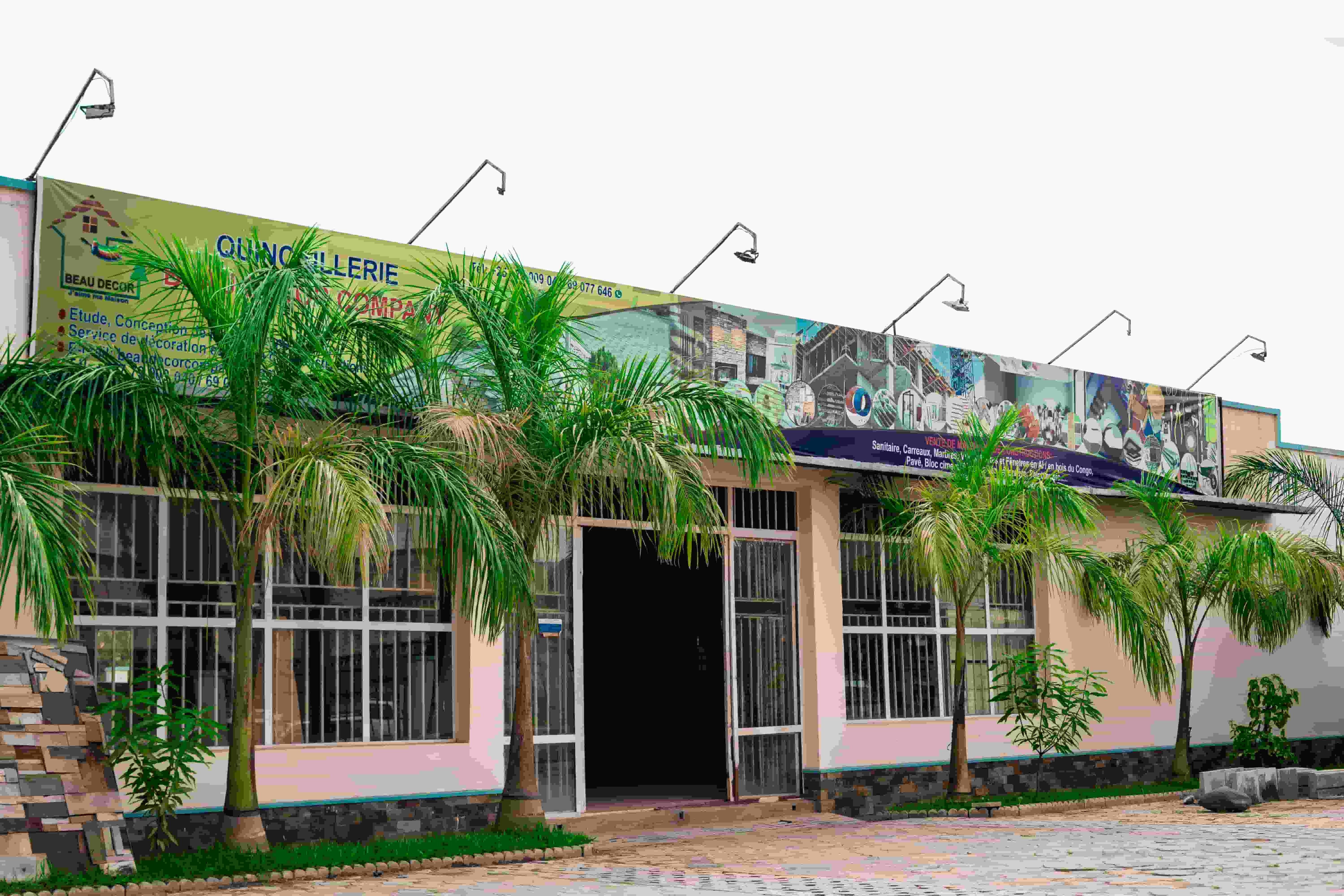 Showroom Beau Decor Company a Bujumbura pour materiaux de construction au Burundi et construction materials supplier in Burundi